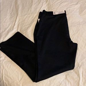 Black stretch pants